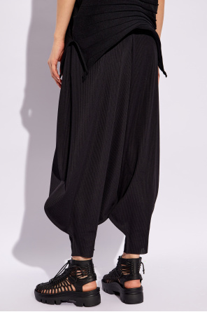 Issey Miyake Pleats Please Ribbed trousers