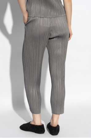 Pleats Please Issey Miyake Pleated Trousers