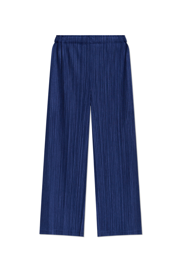 Pleats Please Issey Miyake Pleated Trousers