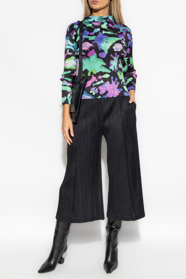 Pleats Please Issey Miyake Pleated trousers