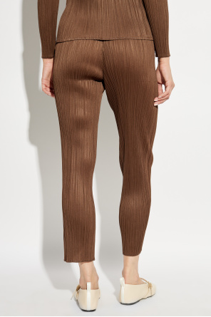 Pleats Please Issey Miyake Pleated Trousers