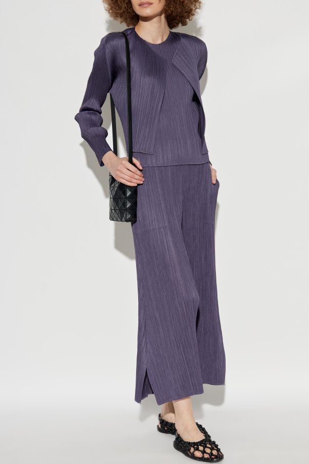 Pleats Please Issey Miyake Pleated trousers