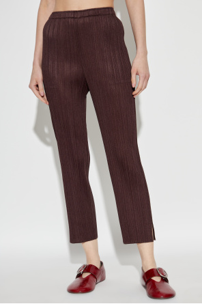 Pleats Please Issey Miyake Plissierte Hose