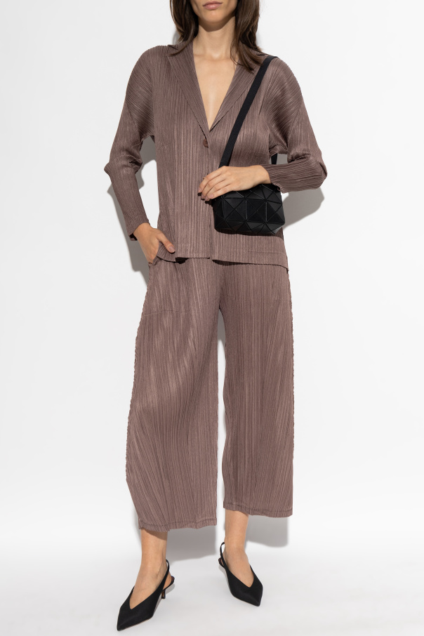 Pleats Please Issey Miyake Plisowane spodnie