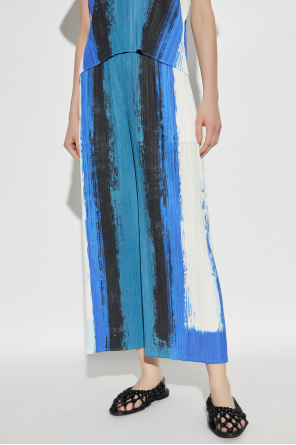 Pleats Please Issey Miyake Plissierte Hose