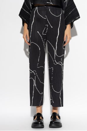 Pleats Please Issey Miyake Pleated trousers