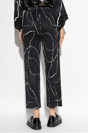 Pleats Please Issey Miyake Pleated trousers