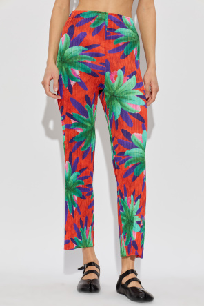 Pleats Please Issey Miyake Plissierte Hose