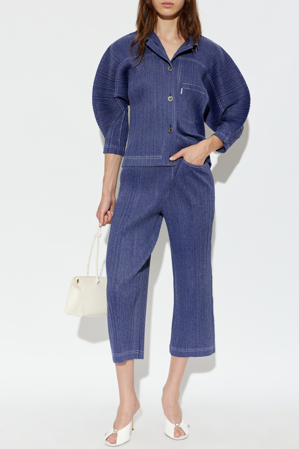 Pleats Please Issey Miyake Pleated trousers