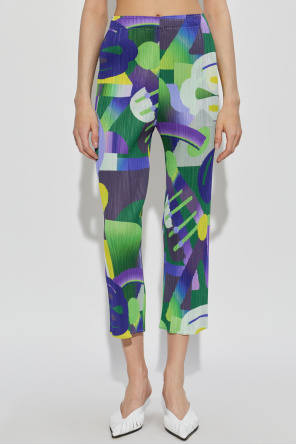 Pleats Please Issey Miyake Calças plissadas