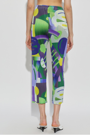 Pleats Please Issey Miyake Calças plissadas