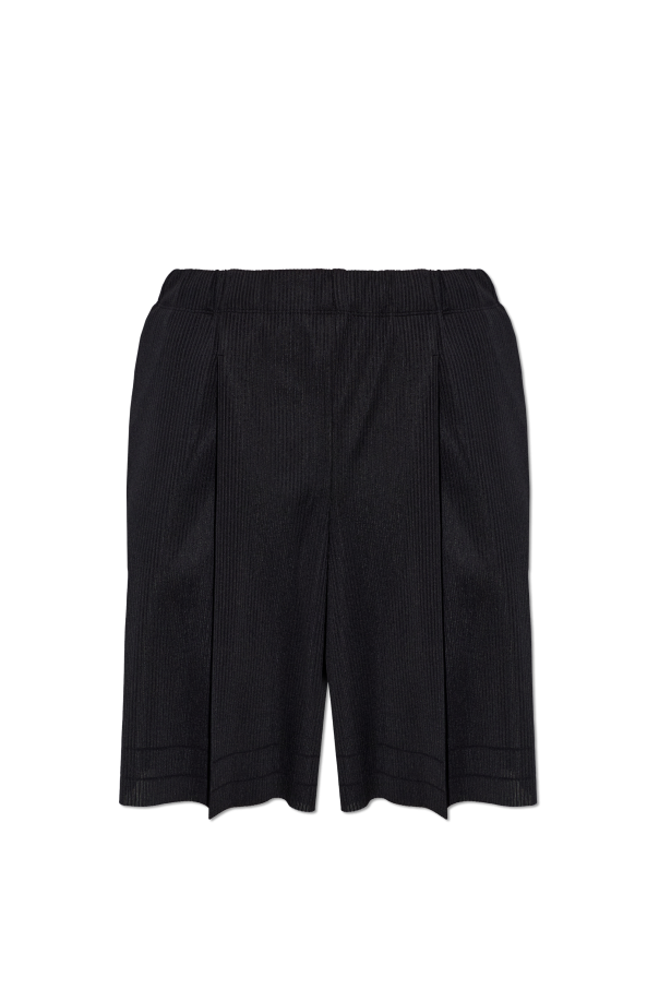 Pleats Please Issey Miyake Plissierte Shorts