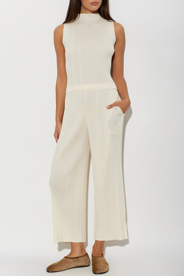 Pleats Please Issey Miyake Pantaloni plisati
