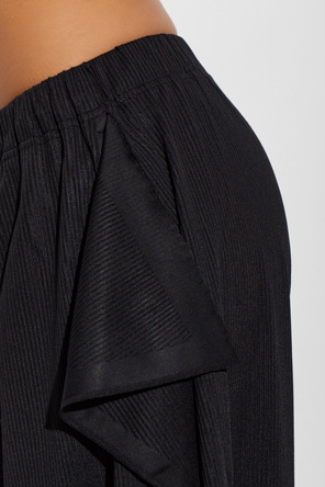 Pleats Please Issey Miyake Wide-leg pleated trousers
