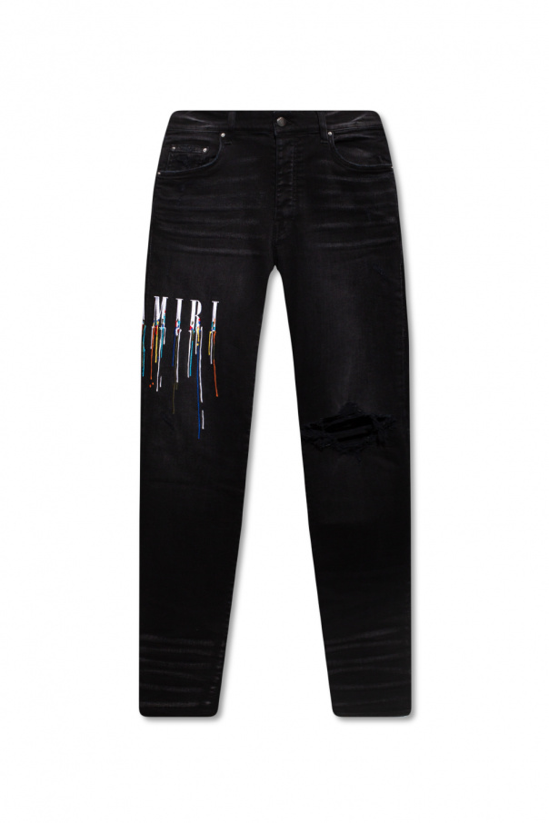 Amiri KIT4 Bermudas jeans Masculina Deslave Of