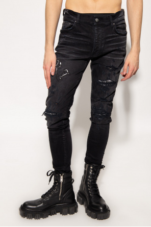 Amiri Distressed skinny jeans