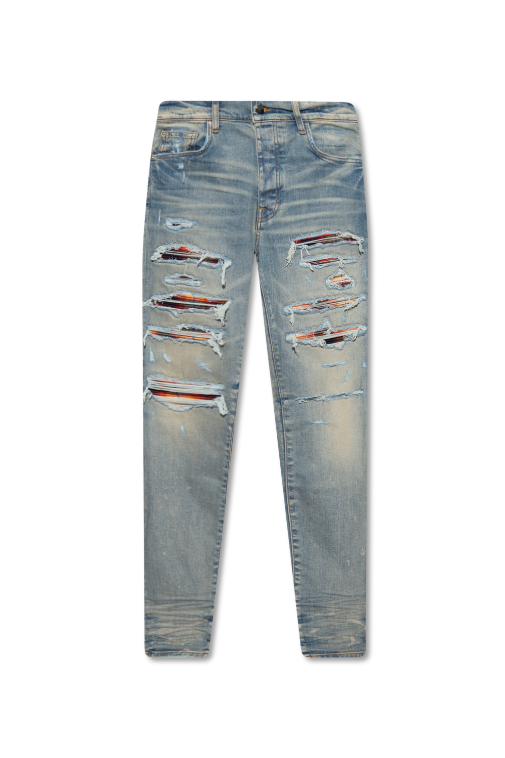‘Plaid Thrasher’ skinny jeans Amiri - Vitkac GB