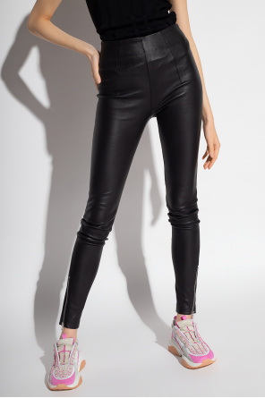 Amiri Leather Silk trousers