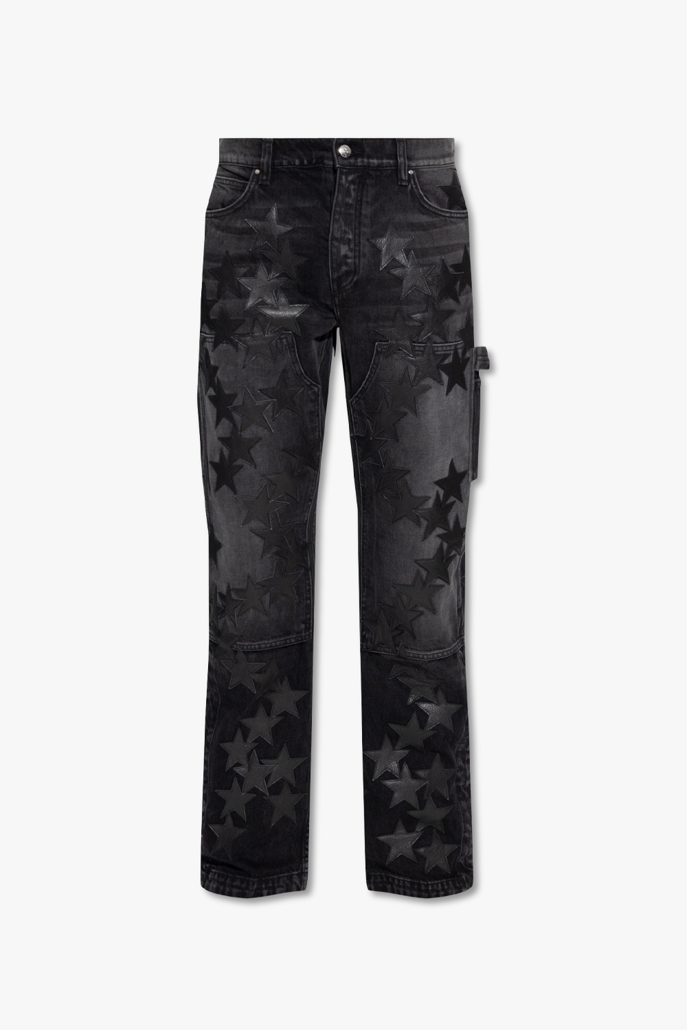 Amiri Jeans with star-shaped patches