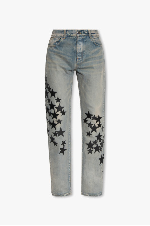 Dolce & Gabbana patchwork-detail straight-leg jeans