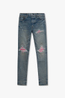 Undercoverism Slim-Fit-Jeans mit Reißverschlüssen Schwarz