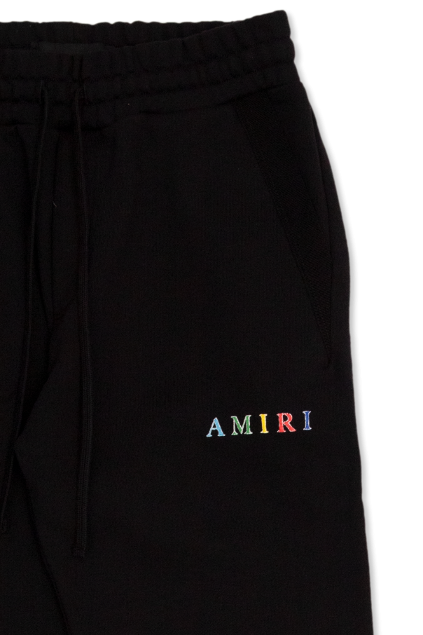 Amiri Kids Valentino stripe-detail tailored shorts