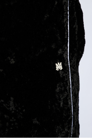 Amiri Welurowe spodnie z logo