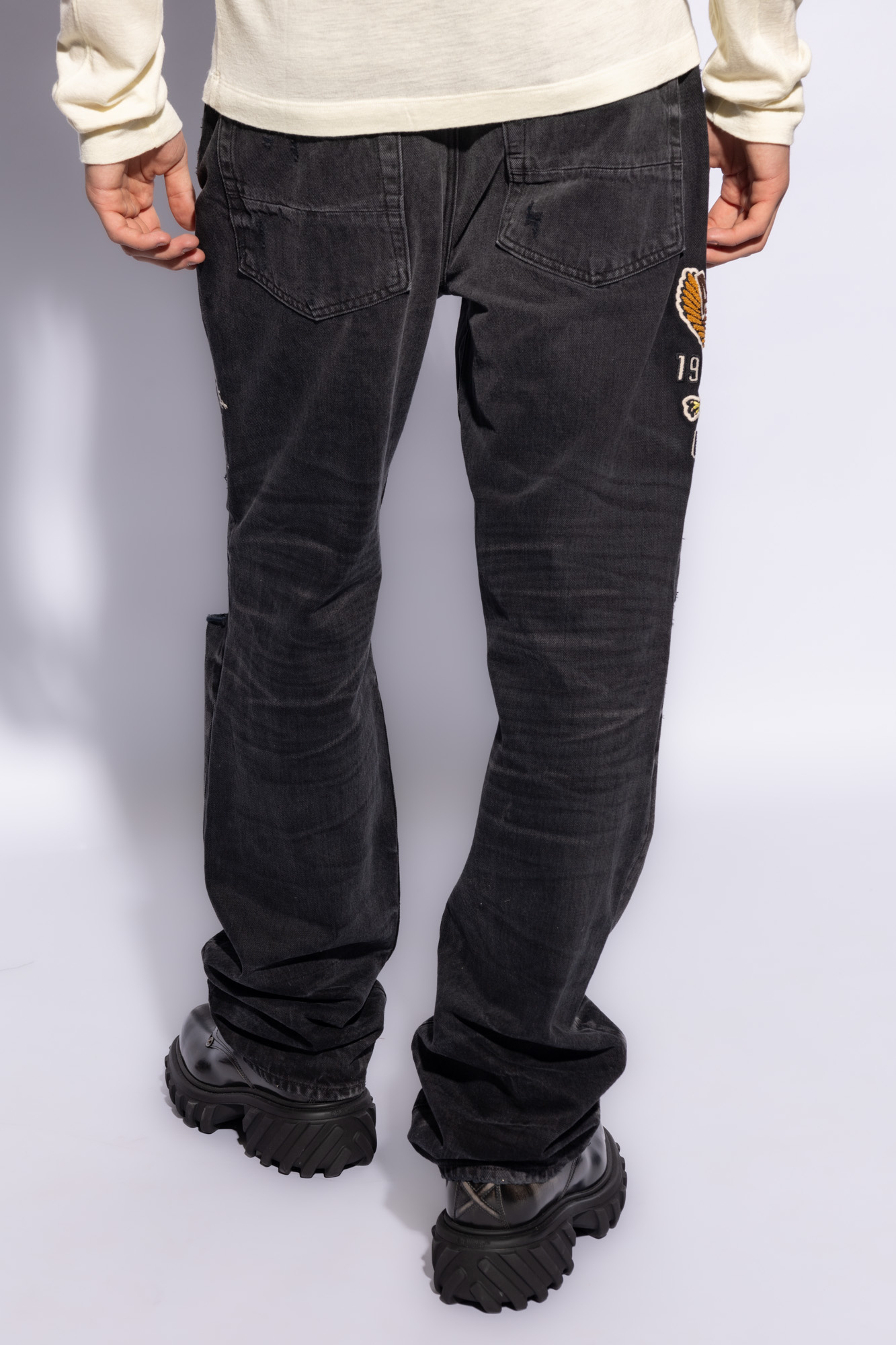 Amiri Jeans with vintage effect