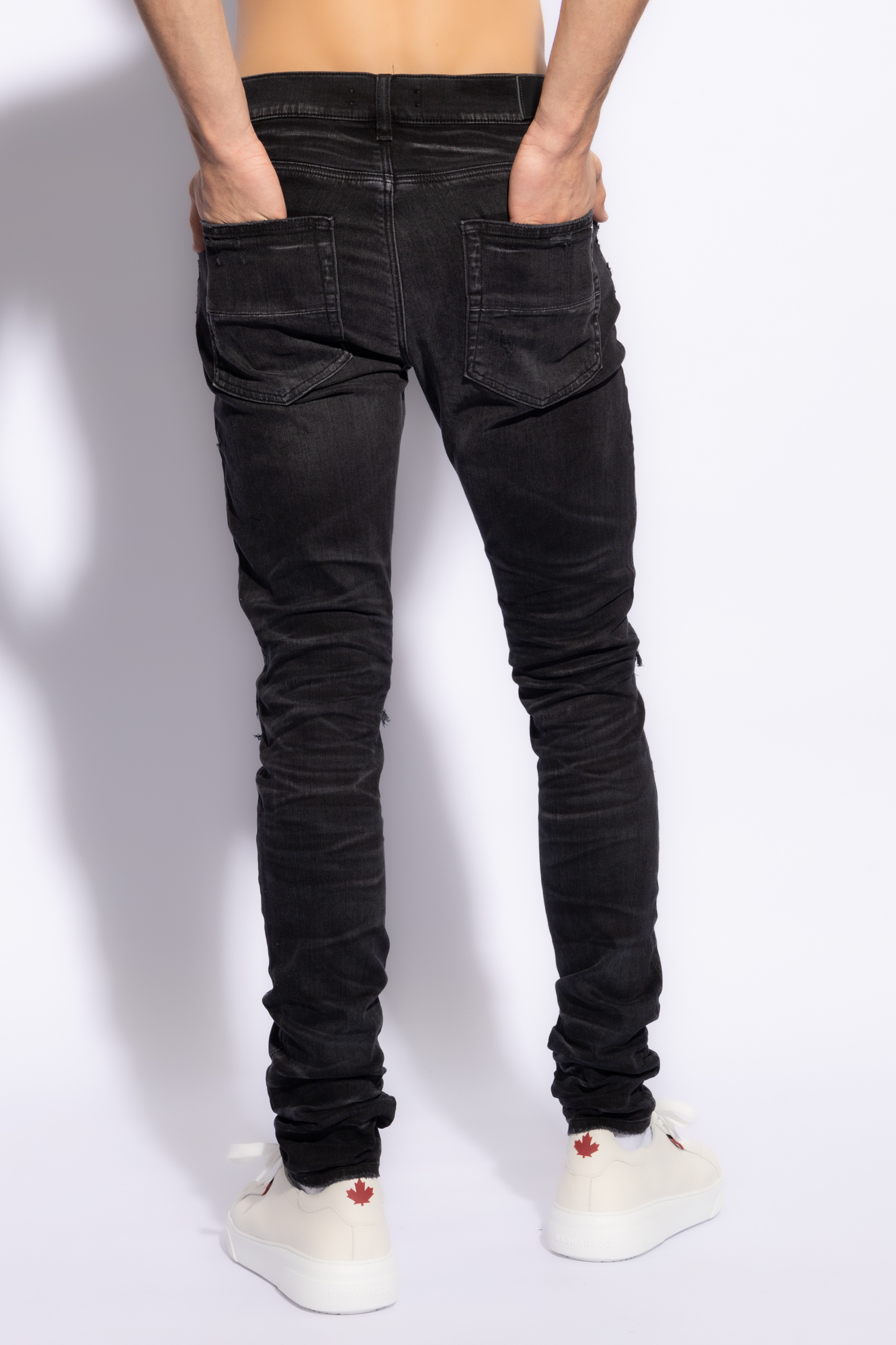 Amiri Jeans with decorative insert