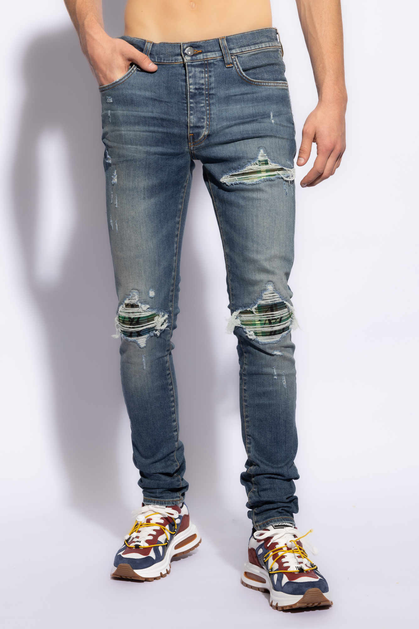 Amiri Jeans with logo