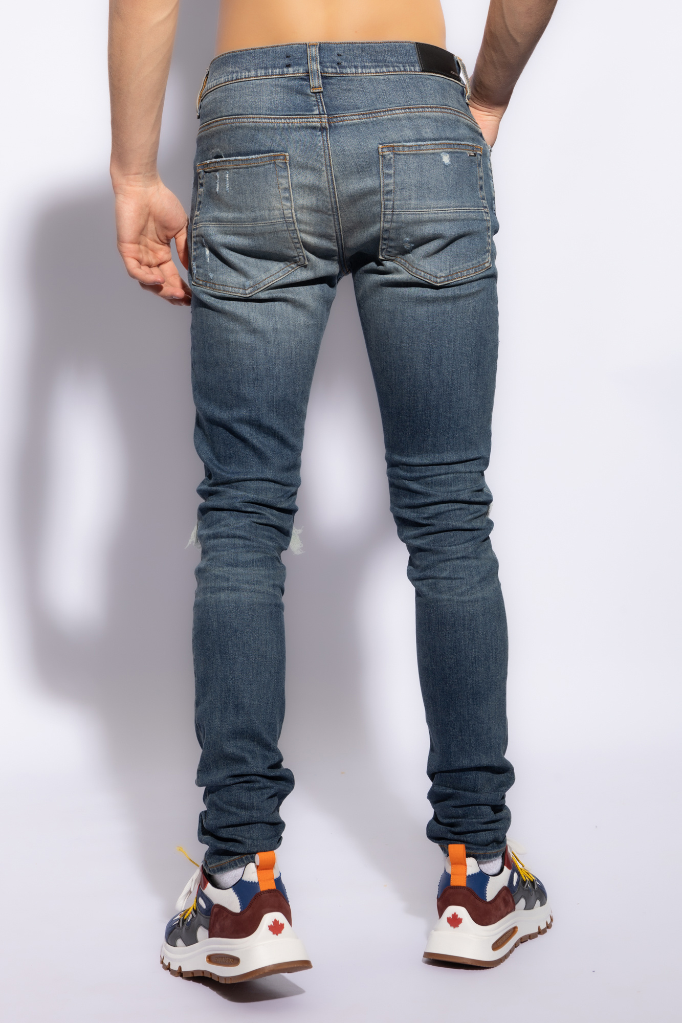 Amiri Jeans with logo