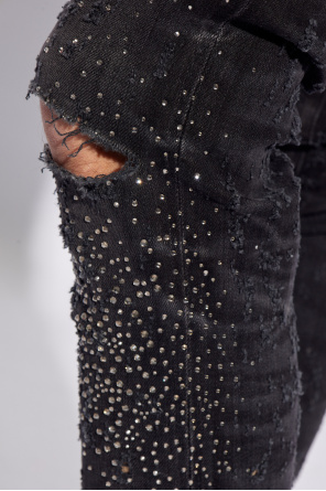 Amiri Jeans with crystals