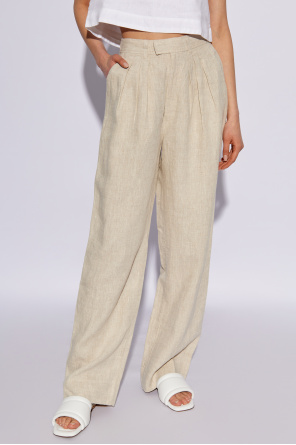 Posse 'Louis' high-waisted linen trousers 