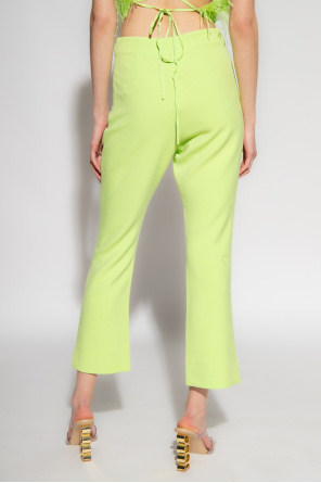 Cult Gaia ‘Marie’ high-waisted Gelb trousers