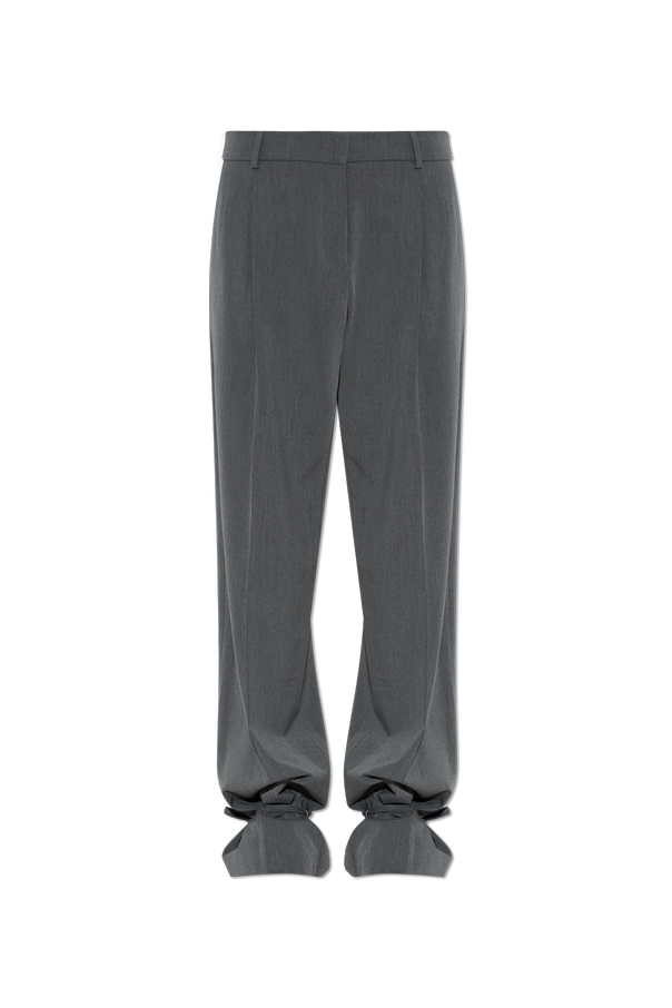 Akep Pressed trousers with tie hems
