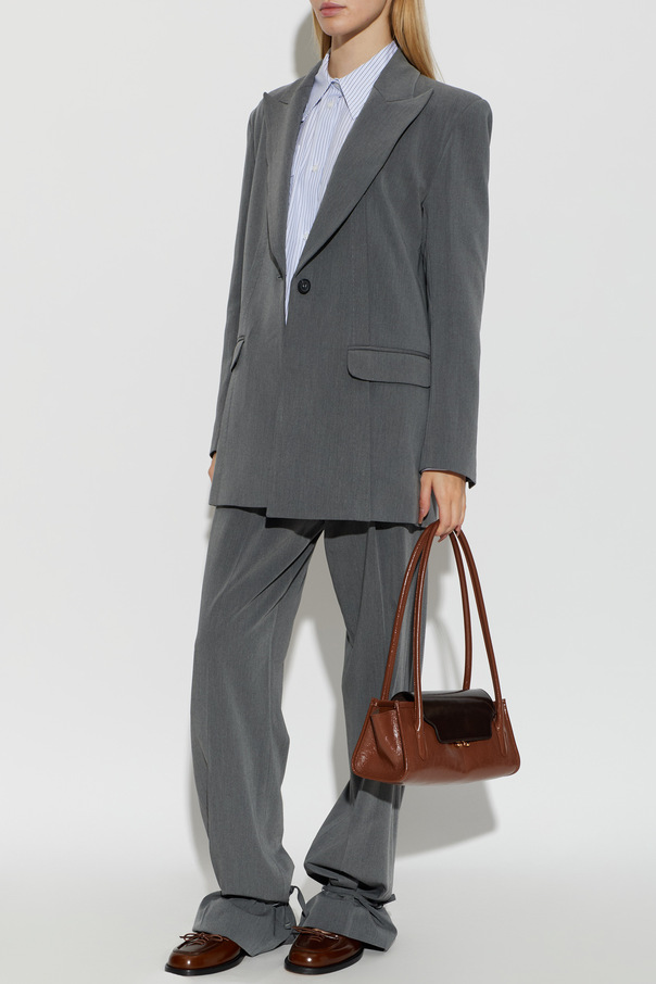 Akep Pressed trousers with tie hems