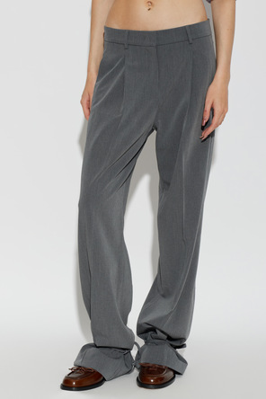 Akep Pressed trousers with tie hems