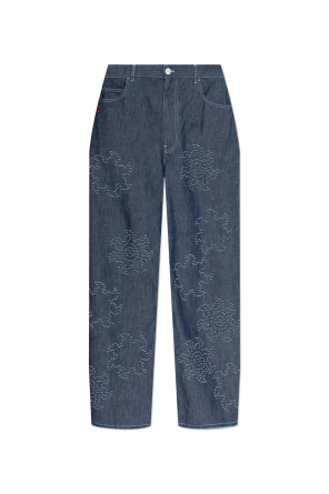 Straight-leg jeans