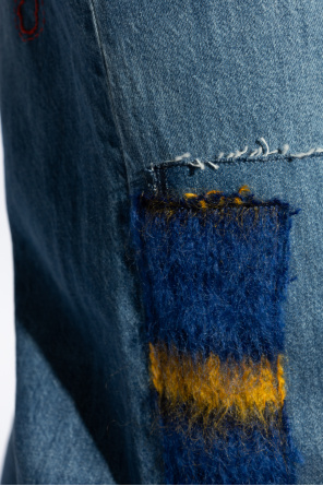 Marni Yellow Patched jeans
