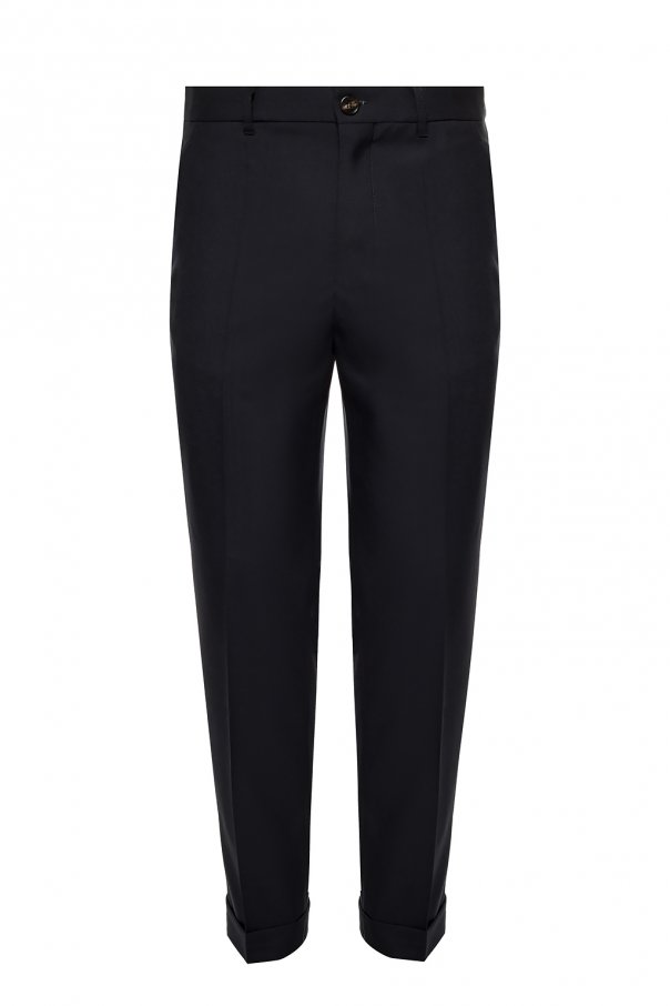 Marni Wool pleat-front trousers