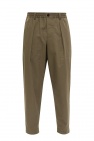 Marni Tapered leg Belted trousers