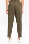 Marni Tapered leg Belted trousers
