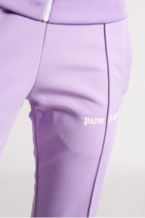Palm Angels Alphadog logo-print track pants