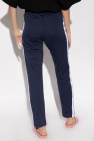 Palm Angels Side stripe lurex trousers