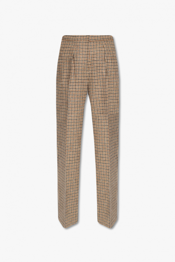 Palm Angels Wool Ribbade trousers