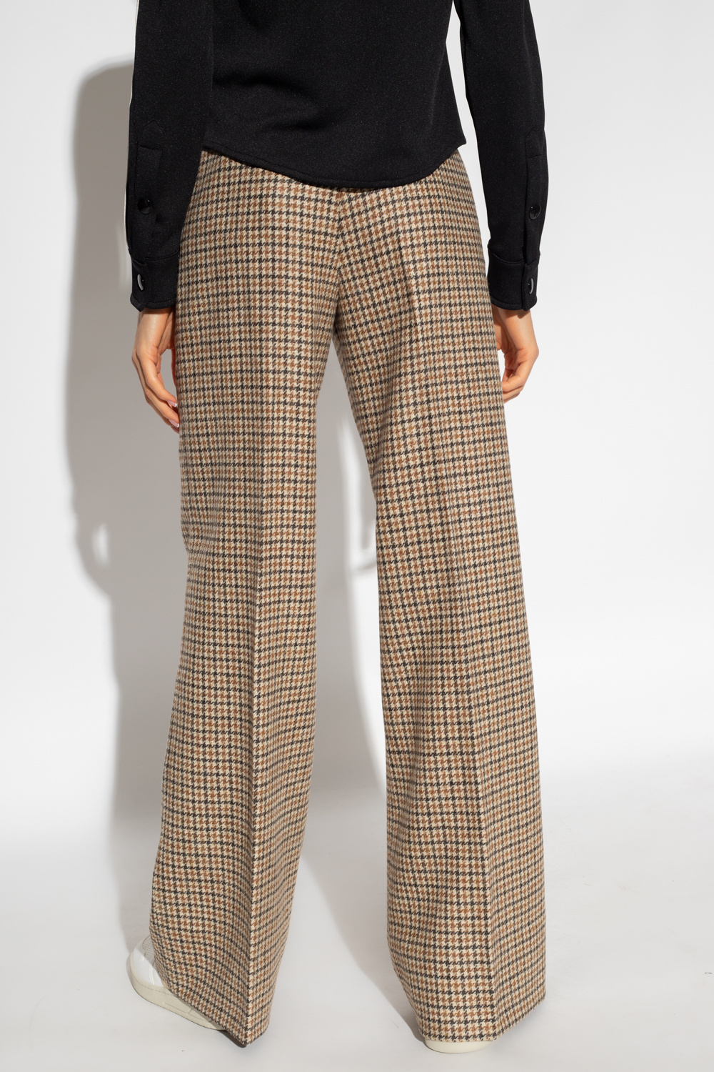 Palm Angels Wool Ribbade trousers