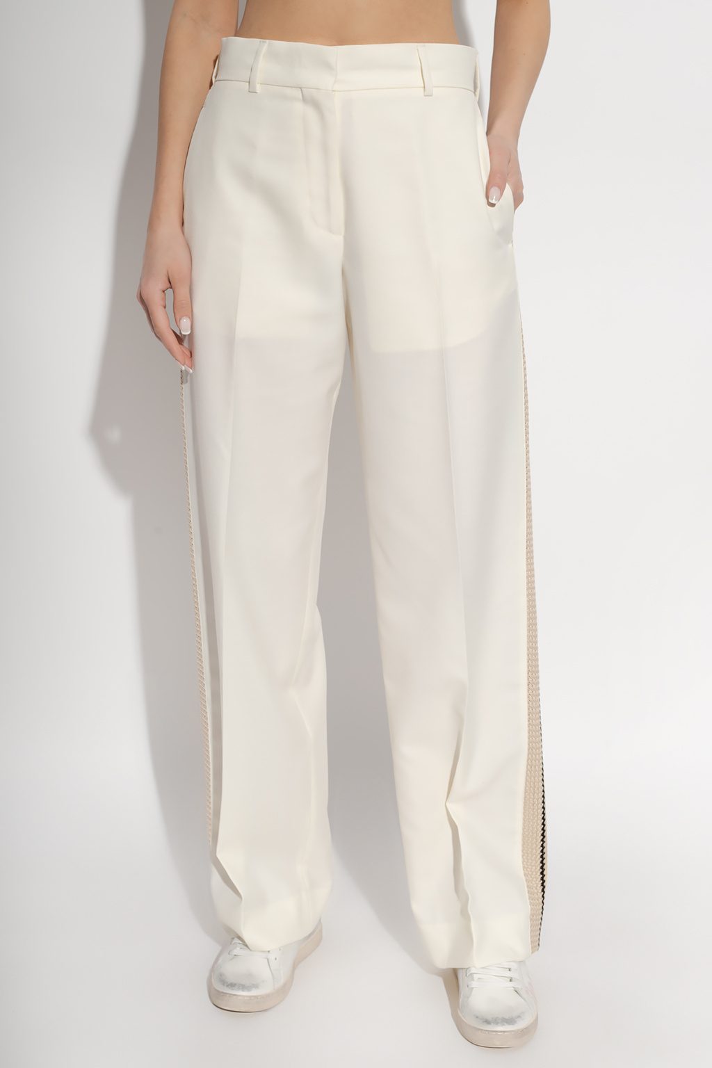 Palm Angels Wool-blend Skinny trousers