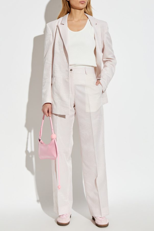 Palm Angels Spodnie z motywem kwiatowym