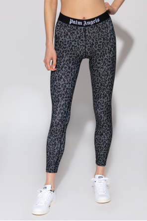 Palm Angels Swim Leggings with animal motif