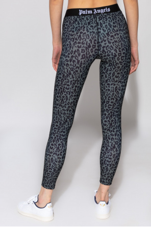 Palm Angels Swim Leggings with animal motif